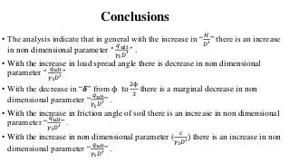 ULTIMATE BEARING CAPACITY OF CIRCULAR FOOTING ON LAYERED SOILS | PPTX