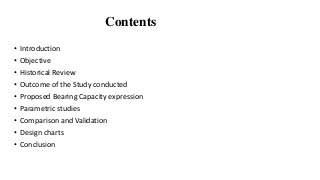 ULTIMATE BEARING CAPACITY OF CIRCULAR FOOTING ON LAYERED SOILS | PPT