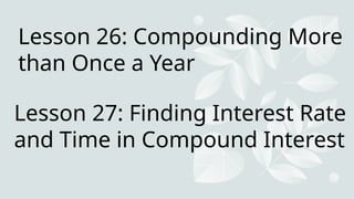 Tutorial Compund Interest Rate Compuond interest PPt among ABM learnea.pptx