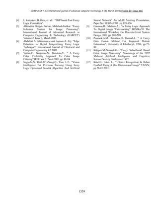 Applications of Fuzzy Logic in Image Processing – A Brief Study | PDF