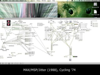 MAX/MSP/Jitter (1988), Cycling '74
 