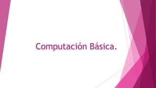 Computación Básica.
 