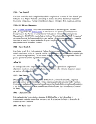 Computación cuántica