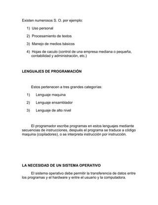 Computación e informática