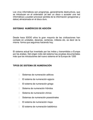 Computación e informática