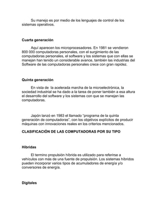 Computación e informática