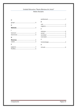 Computacion redes sociales