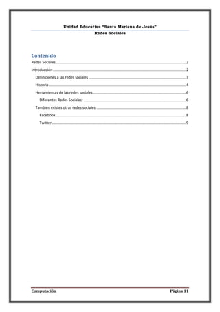 Computacion redes sociales