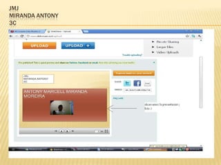 JMJ
MIRANDA ANTONY
3C
 