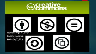 Nombre: Edgar F. Carrión J.
Carrera: Economía.
Fecha: 20/07/2016