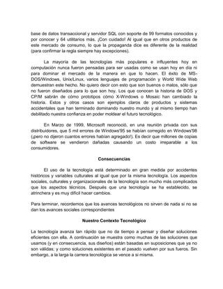 Computacion, educacion y tecnologia