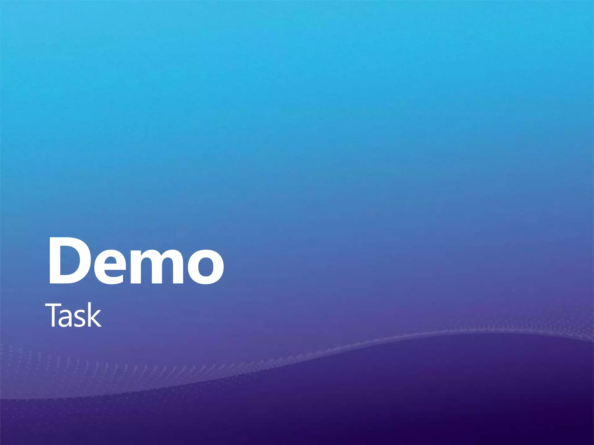 DemoTask