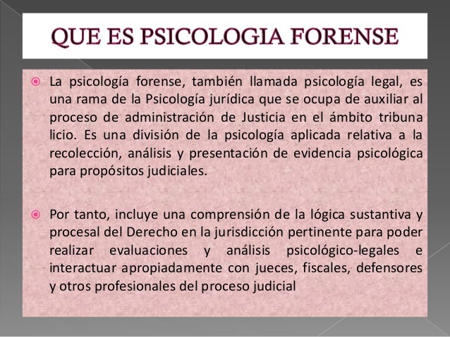 Computacion PSICOLOGIA FORENSE