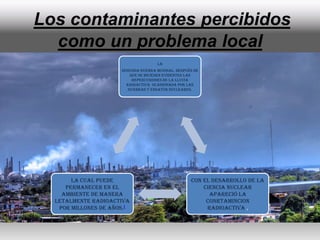 Los contaminantes percibidos como un problema local
