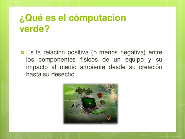 Computacion verde