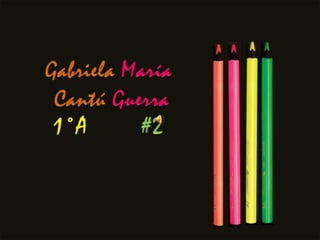 Gabriela María Cantú Guerra 1°A #2 