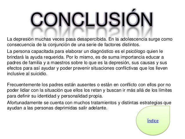 LA DEPRESION