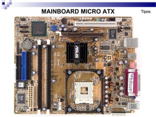 MAINBOARD MICRO ATX TiposTipos
 
