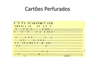 Cartões Perfurados
 