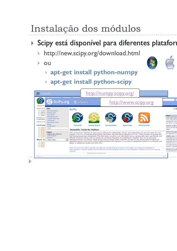 Computação científica com numpy e scipy