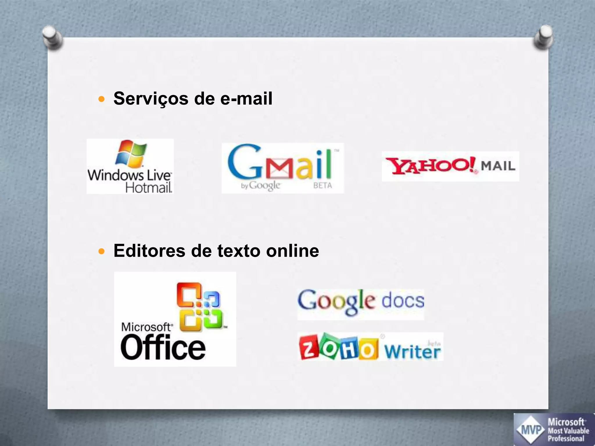 Serviços de e-mail