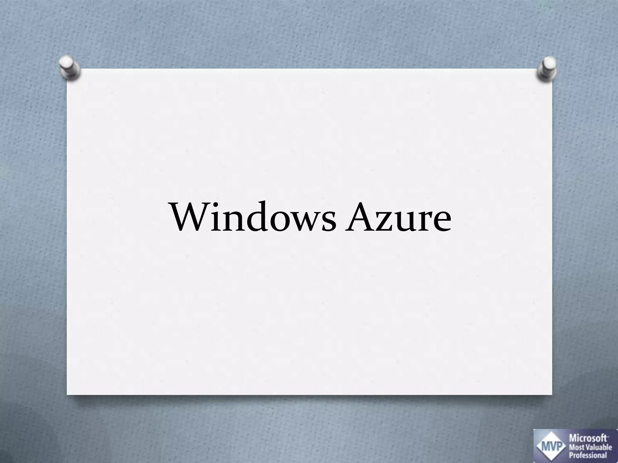 Windows Azure