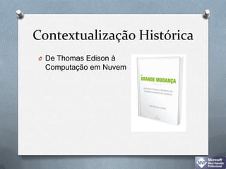 Contextualização HistóricaDe Thomas Edison à Computação em Nuvem