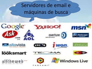 Nuvens Híbridas;Nuvens PúblicasFornecem serviços para múltiplos clientes através da internet, utilizando controle de acesso, segurança, integridade de dados e mecanismos de isolamento associados.