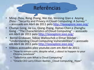 Computação das Coisas (Computaçãopervasiva / ComputaçãoUbiqua)