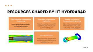 Computational Engineering IITH Presentation | PDF