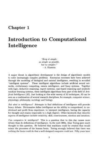Computational intelligence an introduction | PDF