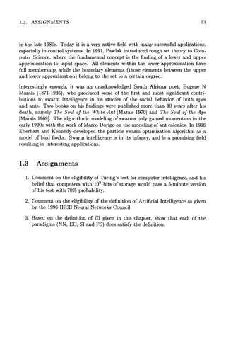 Computational intelligence an introduction | PDF
