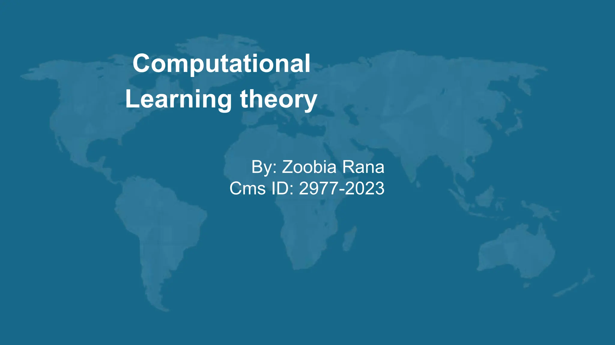 Computational Learning Theory ppt.pptxhhhh | PPT