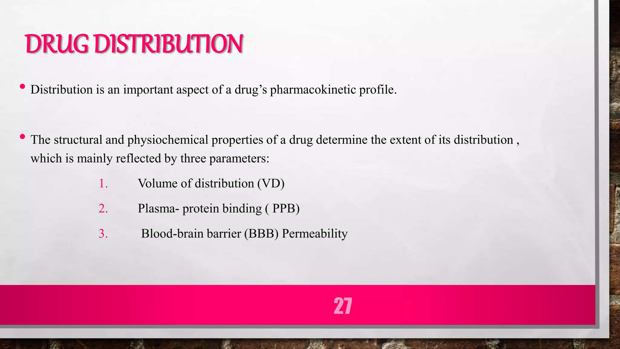 Computational modeling of drug disposition | PPTX