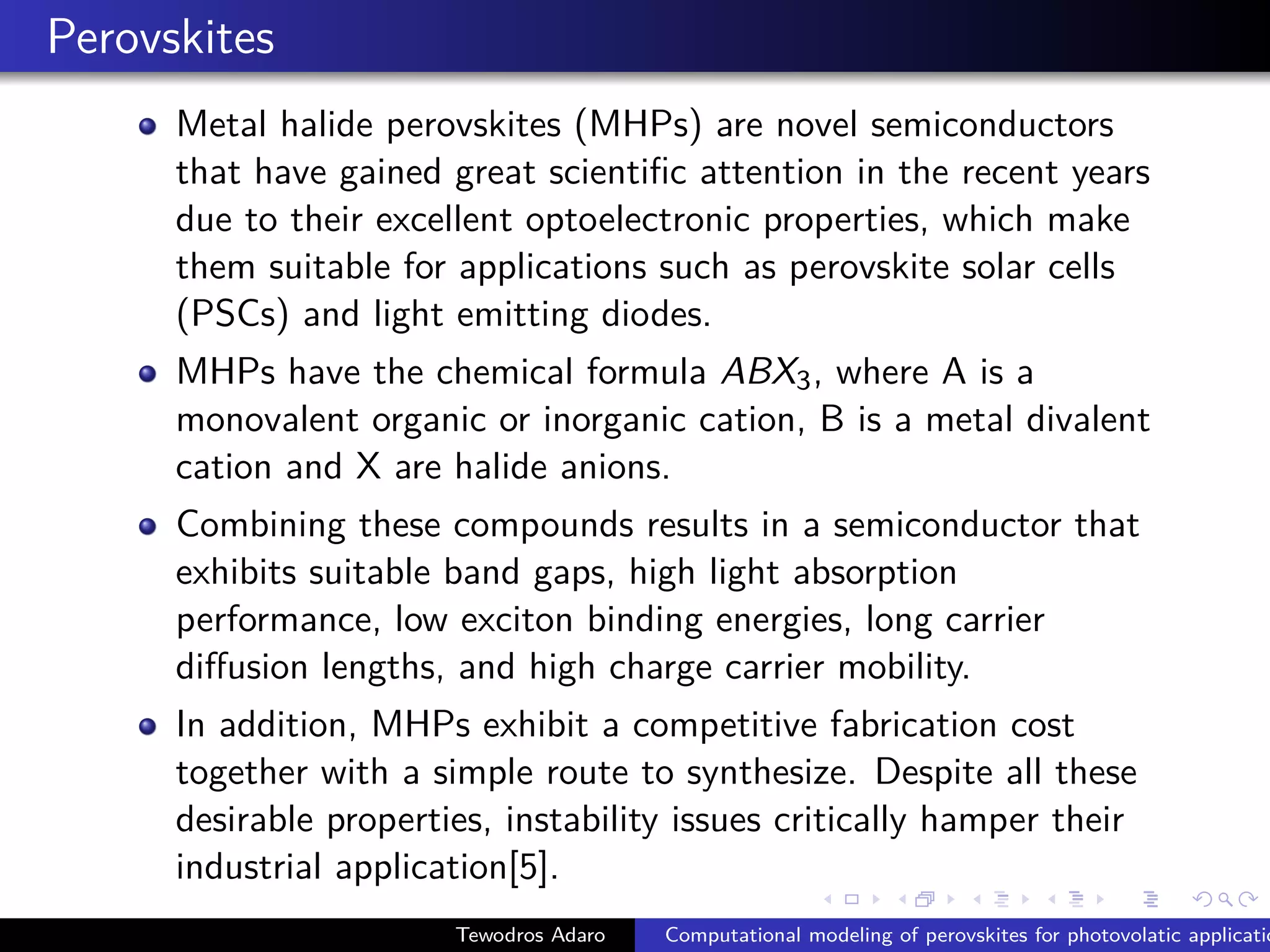 Computational modeling of perovskites ppt | PDF