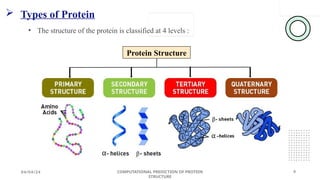 Computational Prediction of Protein Structure: Methods and Applications ...