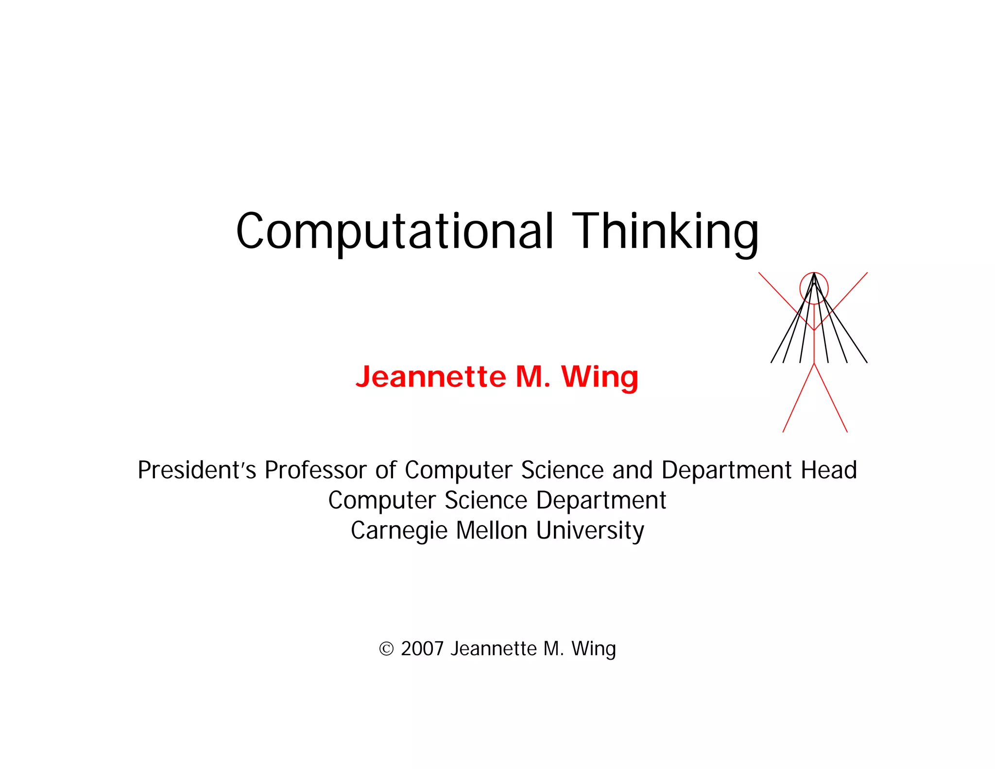 Computational Thinking | PDF | Science