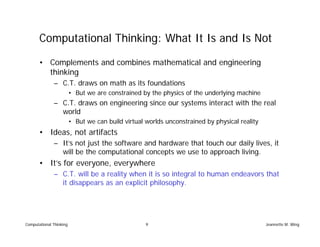 Computational Thinking | PDF