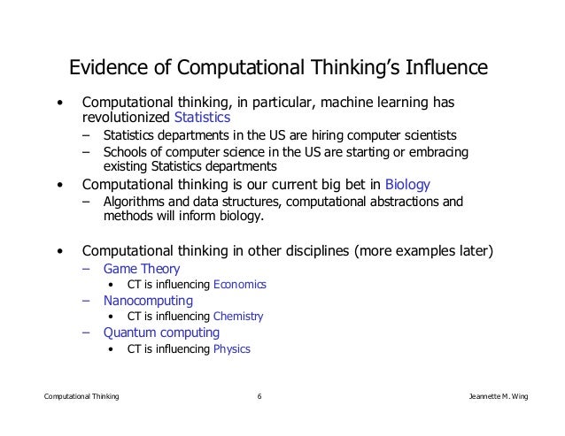 Computational Thinking