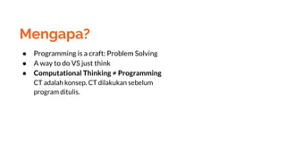 Computational Thinking | PDF