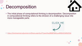 COMPUTATIONAL THINKING. | PPTX | Computing | Technology & Computing