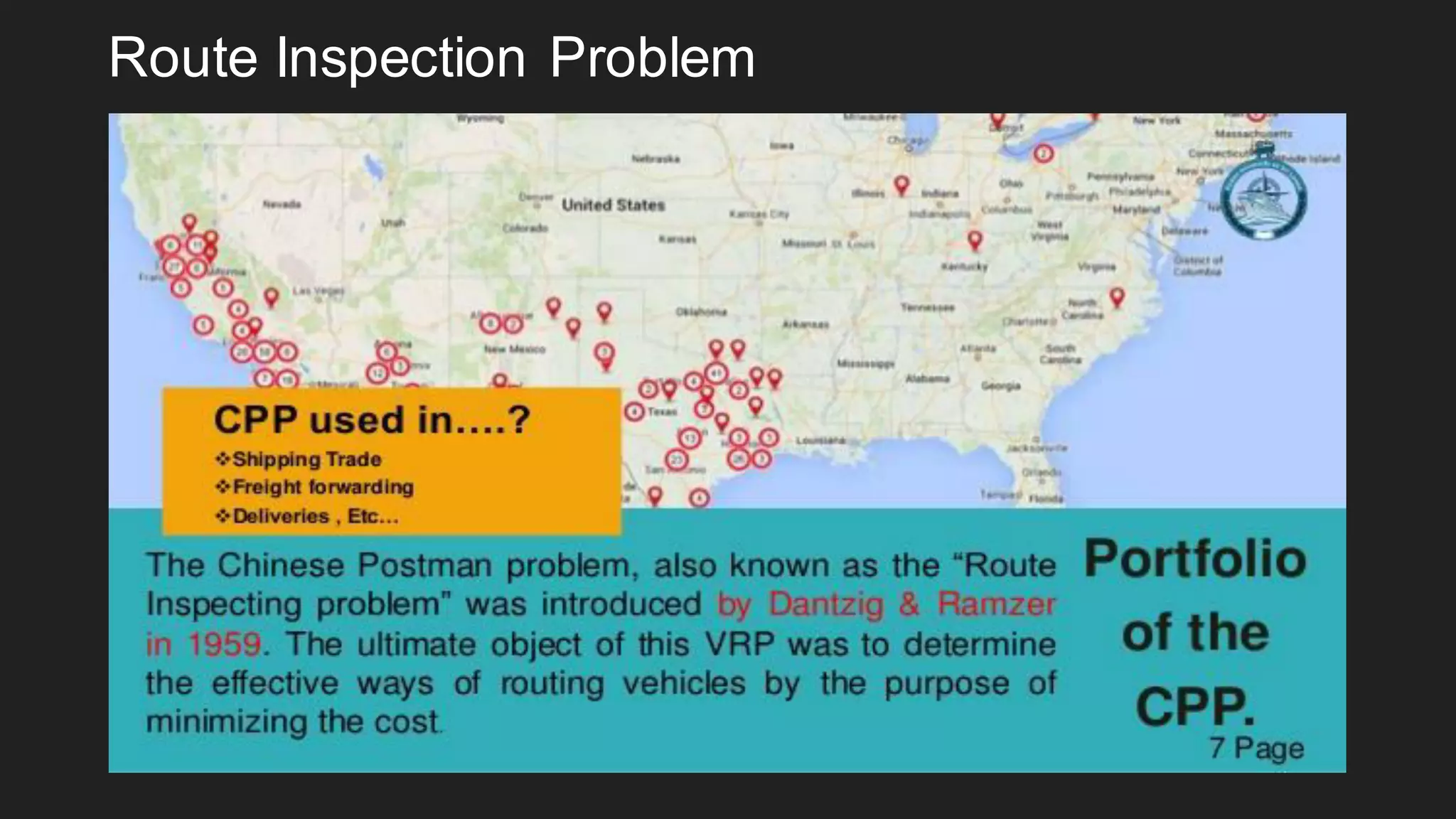 Route Inspection Problem
 