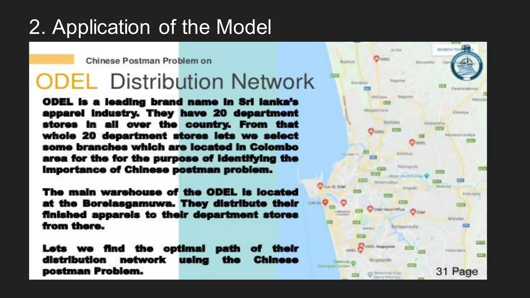 2. Application of the Model
 