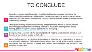 Computational thinking programming and robotics as strategy to promote ...