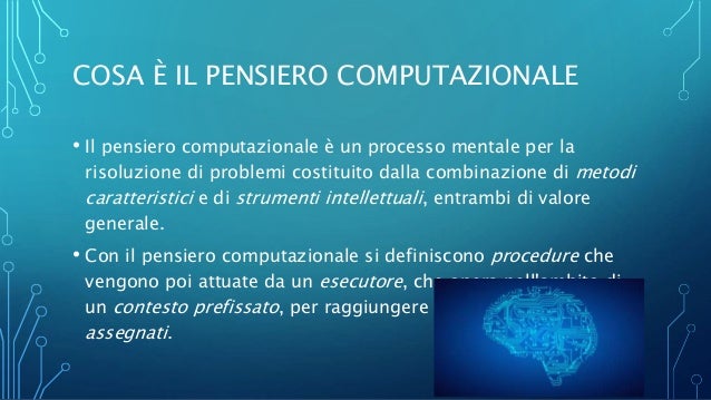 Chi Usò Per Primo Il Termine Pensiero Computazionale Computational thinking - Il pensiero computazionale