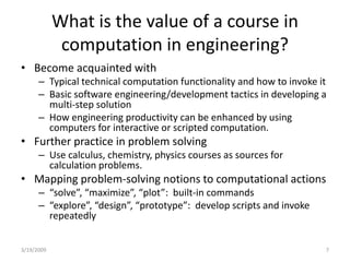 Computation Lab 03 19 09 Olin