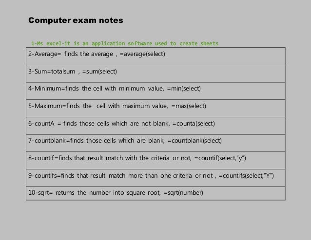 Basic Computer Application Notes - Generation Of Computer Notes ...