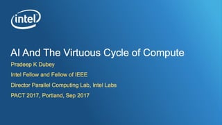 Intel Confidential
CNDA Required
Virtuous Cycle of Compute
 
