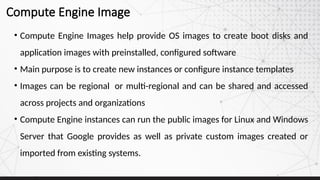 Google Cloud Platform Compute Engine Capabilities | PPTX