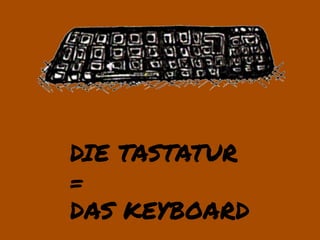 DIE TASTATUR
=
DAS KEYBOARD
 